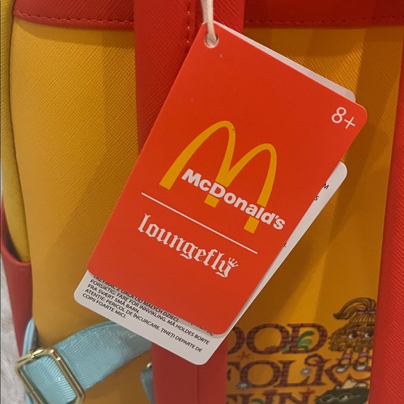 Loungefly McDonald's Characters Backpack - Blue, Yellow, Red - Picture 5 of 9